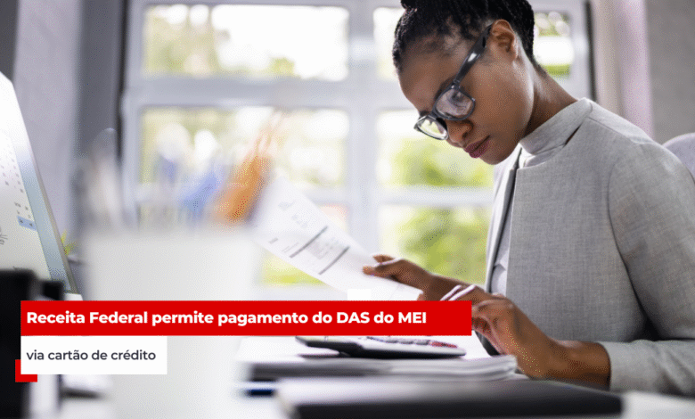 pagamento do DAS do MEI via cartão de crédito